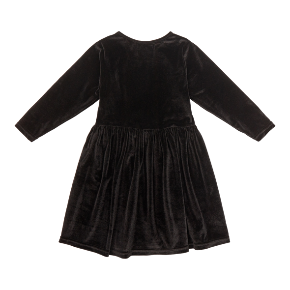 NALMA LS BABYDOLL DRESS (KIDS) BLACK